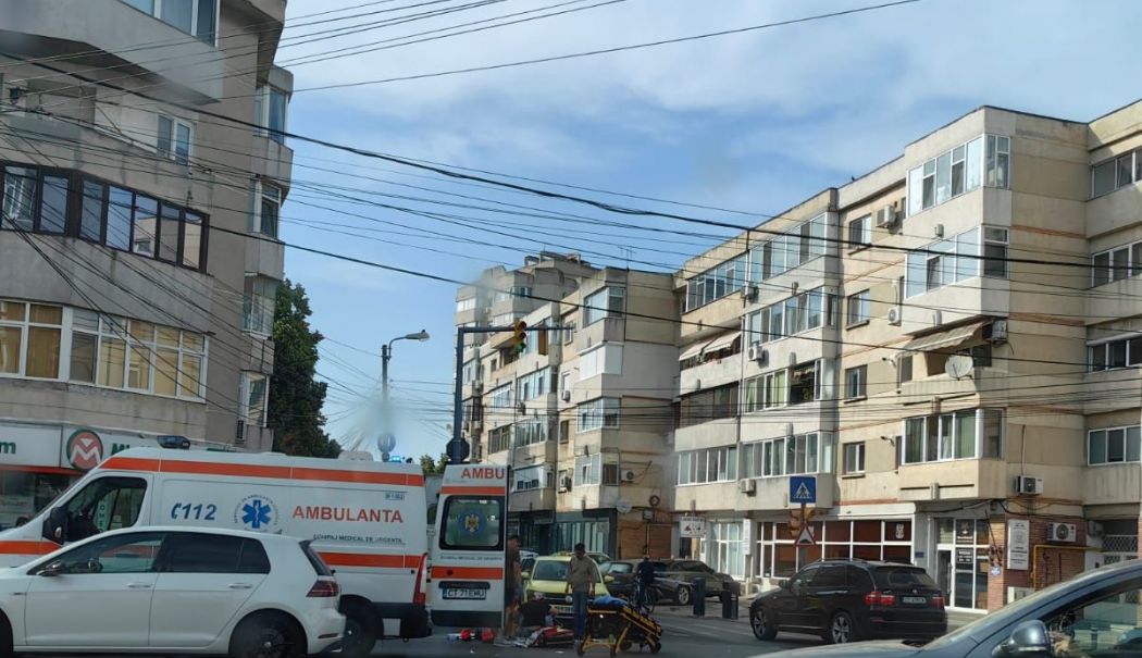 Un pieton a fost lovit într-o intersecție din Constanța