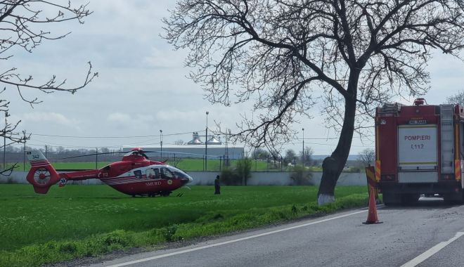 TRAGEDIE la Castelu: o femeie A MURIT LA VOLAN! A intervenit elicopterul SMURD
