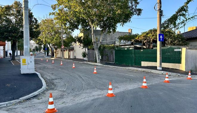 Restricții totale de trafic rutier, din cauza lucrărilor de asfaltare de pe strada Maramureș