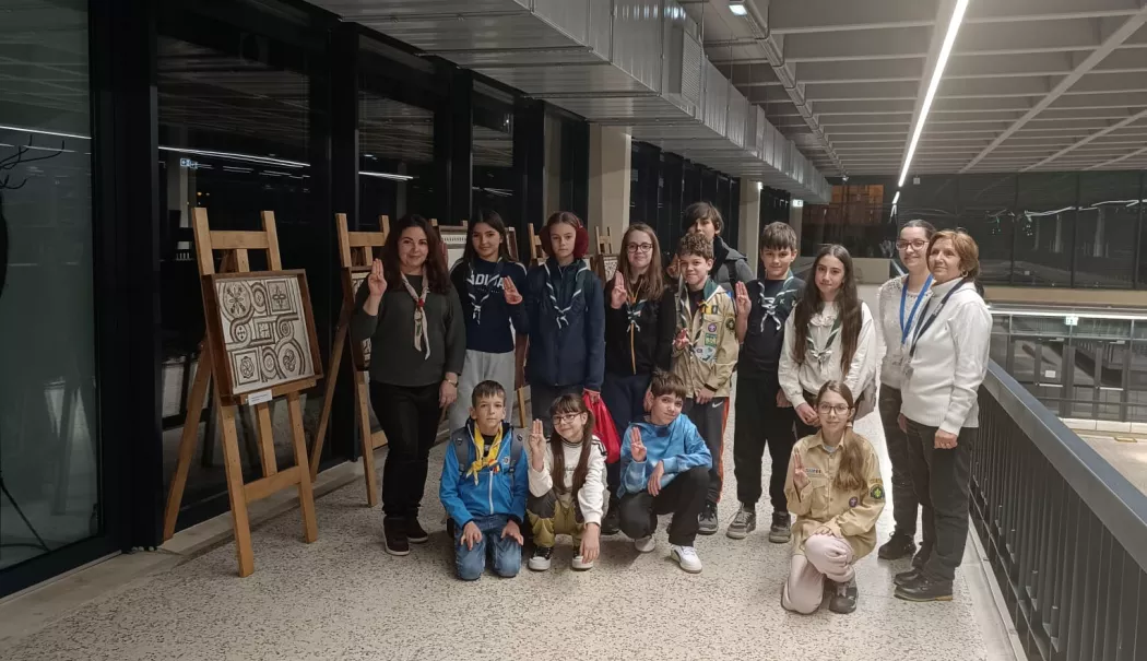 Tinerii cercetași au pătruns în aventura mozaicului romano-bizantin