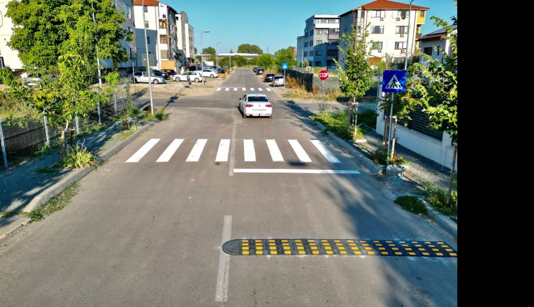 O zonă intens circulată din cartierul Compozitorilor a fost resistematizată