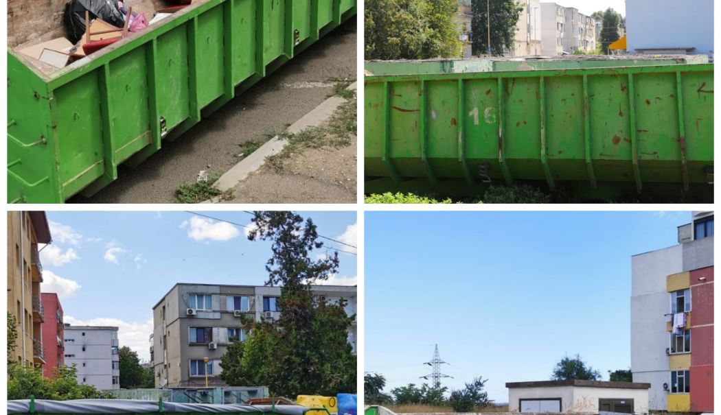 Depozitați gratuit deșeurile voluminoase în containerele de mari dimensiuni!