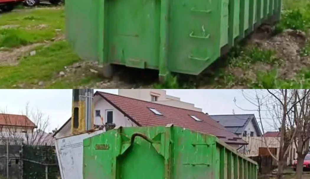 Containere pentru deșeuri voluminoase amplasate în Tomis Plus și Palazu Mare