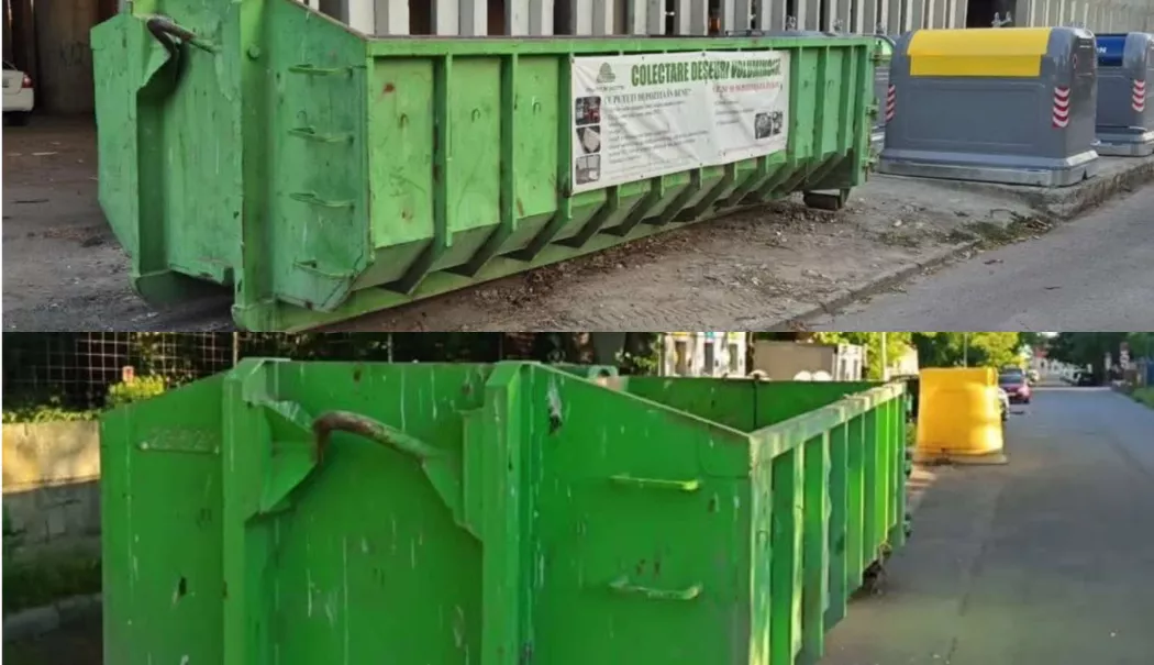 Containerele verzi revin în Brătianu și Palas. Locuitorii pot scăpa gratuit de obiectele voluminoase - x-deseuri-1779792905.webp