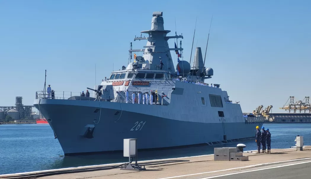 Foto - MApN a comunicat dotările Corvetei 261, cea mai nouă navă de luptă a Forțelor Navale Române