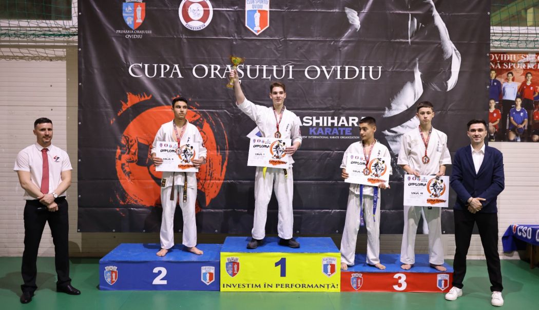 CSO Ovidiu, participare cu succes la Cupa Oraşului la Karate. 