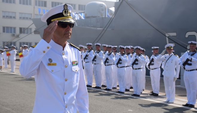 Contraamiral apreciat, la apus de carieră, după patru decenii în serviciul Forțelor Navale