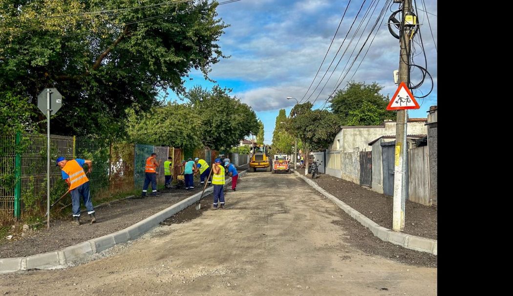 Străzile din cartierul Palas, în plin proces de reabilitare
