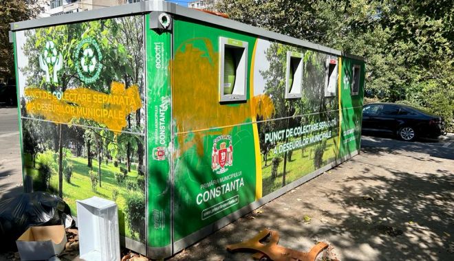 Insulele ecologice pentru colectarea separată a deșeurilor au fost deja vandalizate