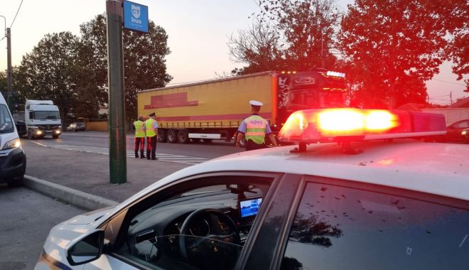 Transporturile de persoane și mărfuri, verificate de polițiștii din Constanța