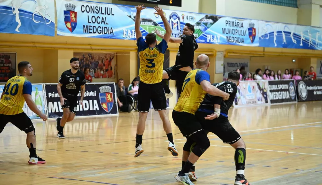 Egal dramatic obținut de CS Medgidia în play-off-ul Diviziei A la handbal masculin - x-medgidia-handbal1-1773042736.webp