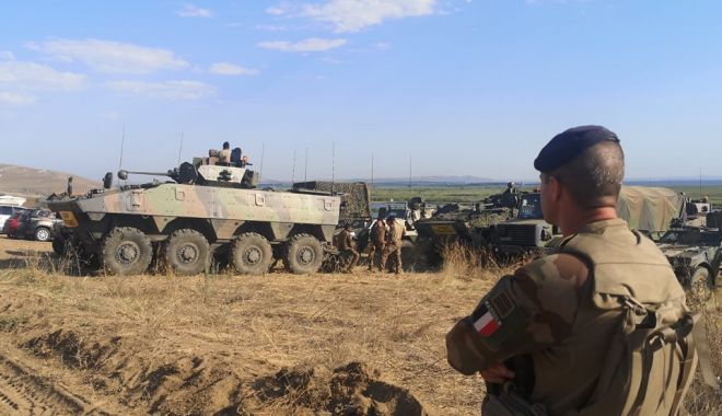Trupe şi mijloace tehnice NATO, în drum spre Cincu - x-militari-exercitiu-1692273704.jpg