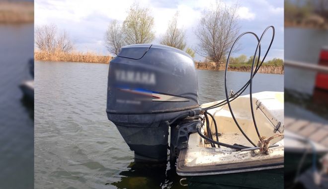 Motor de barcă, dat în urmărire de autoritățile din Suedia, găsit de polițiștii de frontieră - x-motor-barca-suedia-1680165605.jpg
