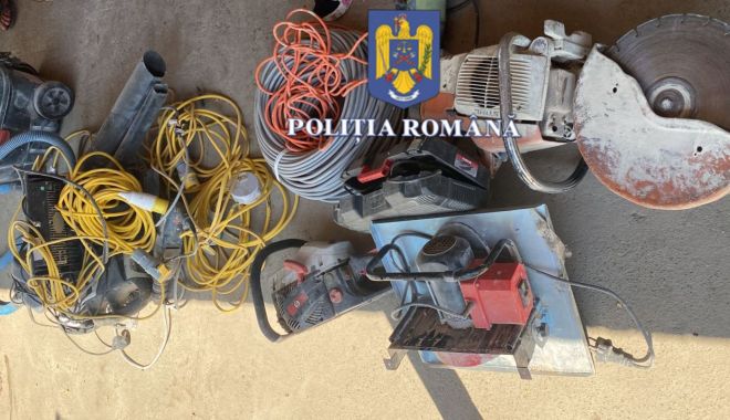 PERCHEZIȚII la o BANDĂ DE HOȚI: au furat scule electrice de 170.000 de lei