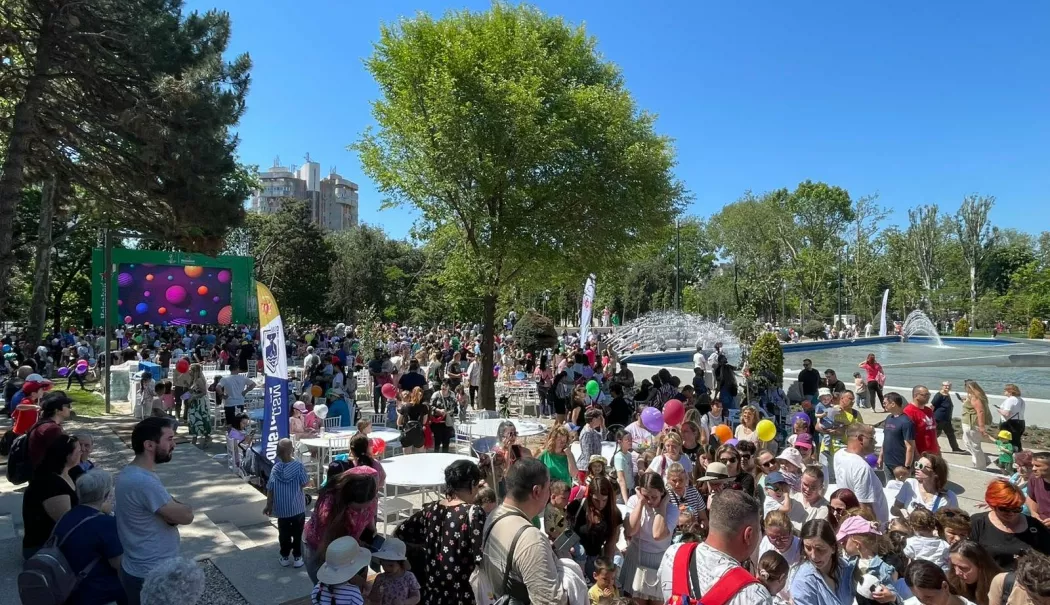 O zi plină de activități. Parcul Gării devine tărâmul copiilor de 1 Iunie