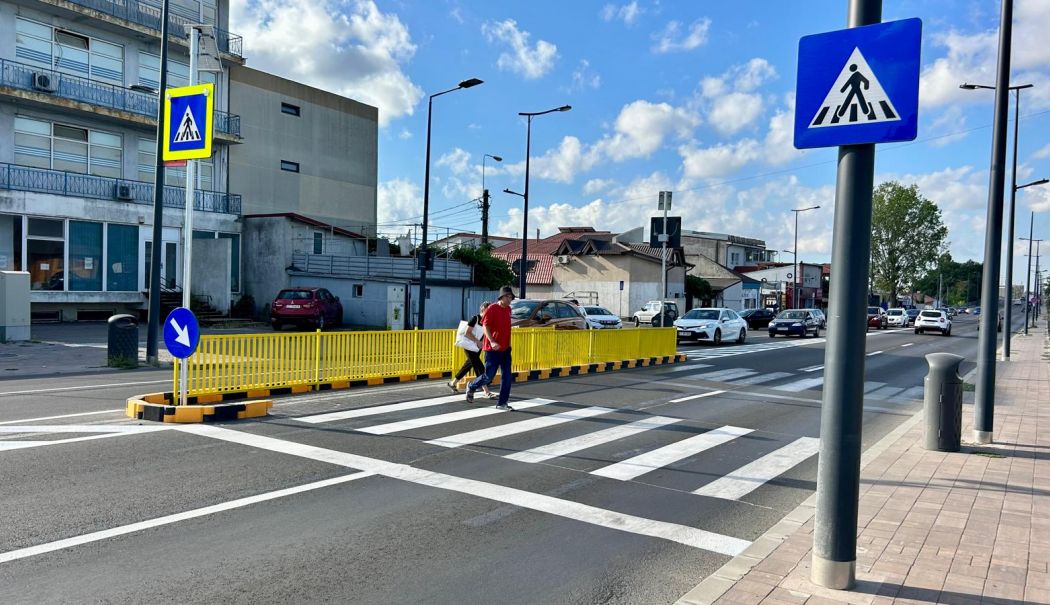 Un nou scuar median a fost amenajat la trecerea de pietoni de pe Șoseaua Mangaliei - x-scuar-1755082031.jpeg