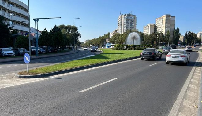 S-a fluidizat traficul rutier la intrare în stațiunea Mamaia