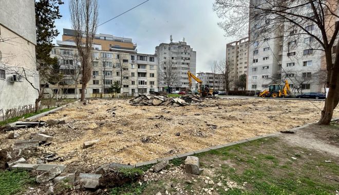 Un nou spațiu urban este în curs de amenajare în cartierul Tomis Nord