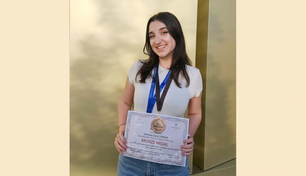 O studentă de la Universitatea „Ovidius”, medaliată la o competiție internațională de matematică - x-studenta-1713268416.jpeg