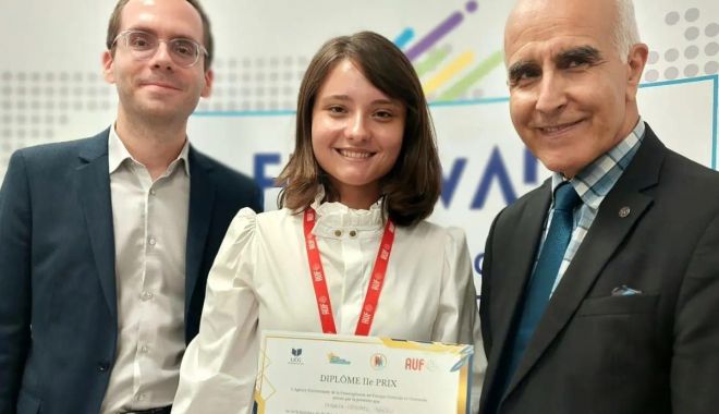 Studentă constănţeană, prezentă la un concurs internațional de oratorie în limba franceză