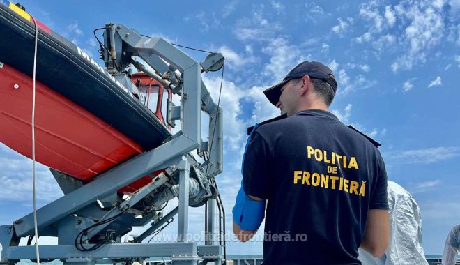 VIDEO. Ţigări de contrabandă descoperite de poliţiştii de frontieră în compartimente speciale din pereţii unei nave din Libia - x-tigari-garda-nava-1694594379.jpg