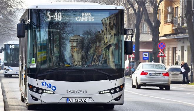 Trasele autobuzelor 5-40 şi 5B sunt deviate temporar din cauza asfaltărilor