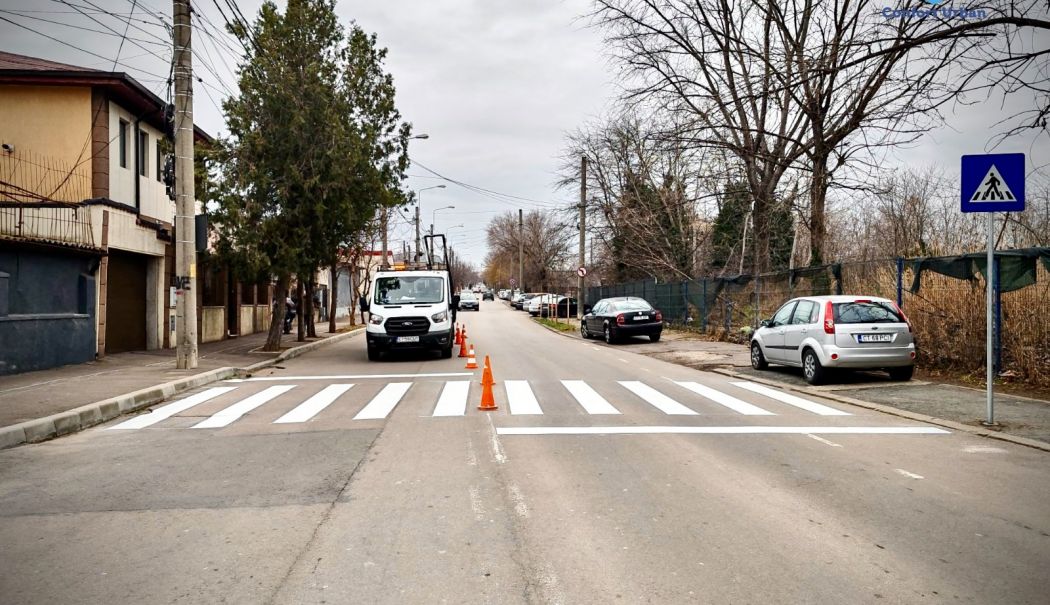 O nouă trecere de pietoni a fost amenajată în municipiul Constanța - x-trecere-1736948458.jpeg