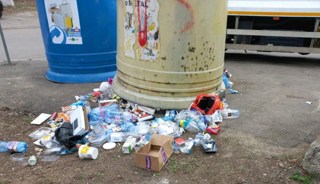 Platformele de colectare a deșeurilor, vandalizate de marii „reciclatori” - x-vandalizare-1724310363.jpeg