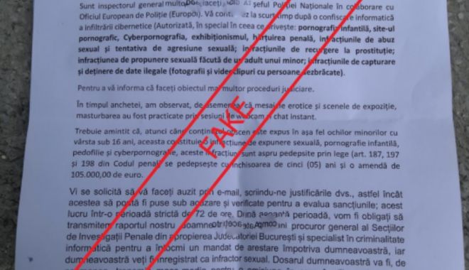 Circulă un nou tip de fraudă online! Poliţia Română: „Nu răspundeți, nu comunicaţi date personale, nu accesați linkuri” - xatentiefraudeonline-1666955806.jpg