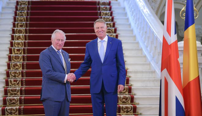 Prințul Charles, întâlnire cu președintele Klaus Iohannis, la Palatul Cotroceni