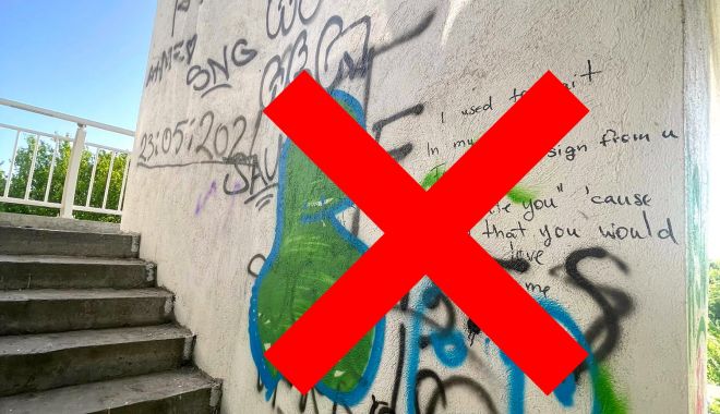 Grafitti în toate cartierele. „Operele de artă” ale constănţenilor strică imaginea oraşului