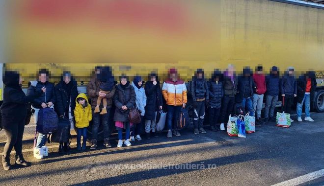 Peste 50 de migranți, înghesuiți în camioane din Austria și Turcia, depistați la graniță - xmigrantifrontiera1-1675330833.jpg
