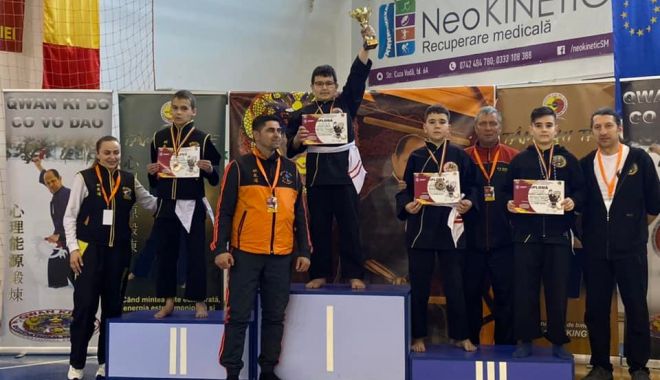 Micuții sportivi de la Clubul Sportiv „Aurora” 23 August au cucerit podiumul la Campionatul Național de Qwan Ki Do pentru copii - xqwankido2-1647349974.jpg