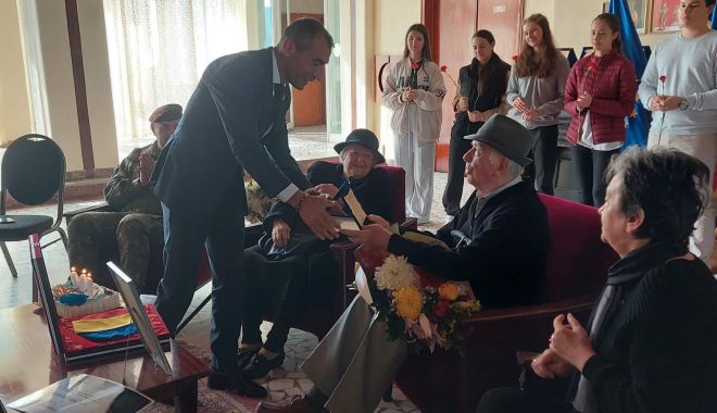Ultimul veteran de război din Medgidia a împlinit 100 de ani - xveteransarbatorit-1665655752.jpg