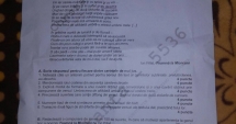 Stire din Cultură-Educație : FOTO. Iată ce subiecte s-au dat la simularea de la clasa a VIII-a