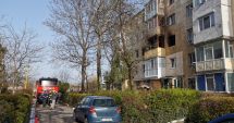 Stire din Eveniment : Incendiu violent într-un apartament din Constanța. Toți locatarii, evacuați