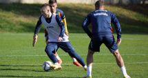 Stire din Sport : Fotbal / Naţionala României decolează spre St. Gallen. Rațiu, suspendat cu Liechtenstein, a părăsit cantonamentul
