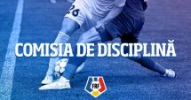 Stire din Sport : Fotbal / Comisia de Disciplină a FRF a tăiat în carne vie! Suspendări de ani de zile şi amenzi de sute de mii de lei
