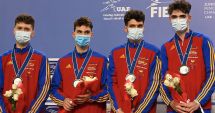 Stire din Sport : Scrimă / Echipa de sabie masculin juniori a României, medaliată cu argint la Mondialele din Dubai