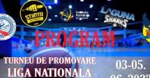 Stire din Sport : Baschet / Trei echipe vor lupta, în week-end, pentru promovarea în Liga Naţională masculină