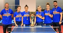 Stire din Sport : Tenis de masă / CSA Steaua Bucureşti a spulberat-o pe CSM Bistriţa în finala Superligii