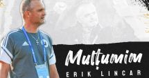Stire din Sport : Fotbal / N-a rezistat decât şase etape! Erik Lincar nu mai este antrenorul Universităţii Cluj