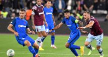 Stire din Sport : Fotbal, Conference League / FCSB, răpusă după pauză de West Ham. Dică: „Am făcut cadou acel penalty”