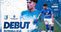 Stire din Sport : Luca Banu, al 57-lea jucător format de Academia Hagi şi debutat în Superligă