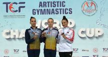 Stire din Sport : Gimnasta Andreea Preda, de la CSS 1 Constanţa, medaliată cu argint şi bronz
