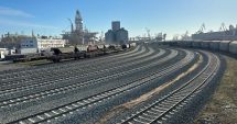 Stire din Economie : Zona feroviară din portul Constanţa - 55 linii CF, reparate şi date în exploatare