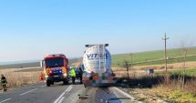 Stire din Eveniment : Accident între două camioane, la ieșirea din Stupina! Intervine elicopterul SMURD