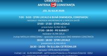 Stire din Actualitate : Programul zilei de joi, 31 iulie, la Antena 3 Constanța
