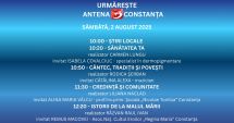 Stire din Actualitate : Programul zilei de sâmbătă, 2 august, la Antena 3 Constanța