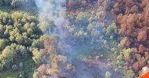 Stire din Eveniment : Incendiu de proporții în Delta Dunării! A intervenit un elicopter Black Hawk